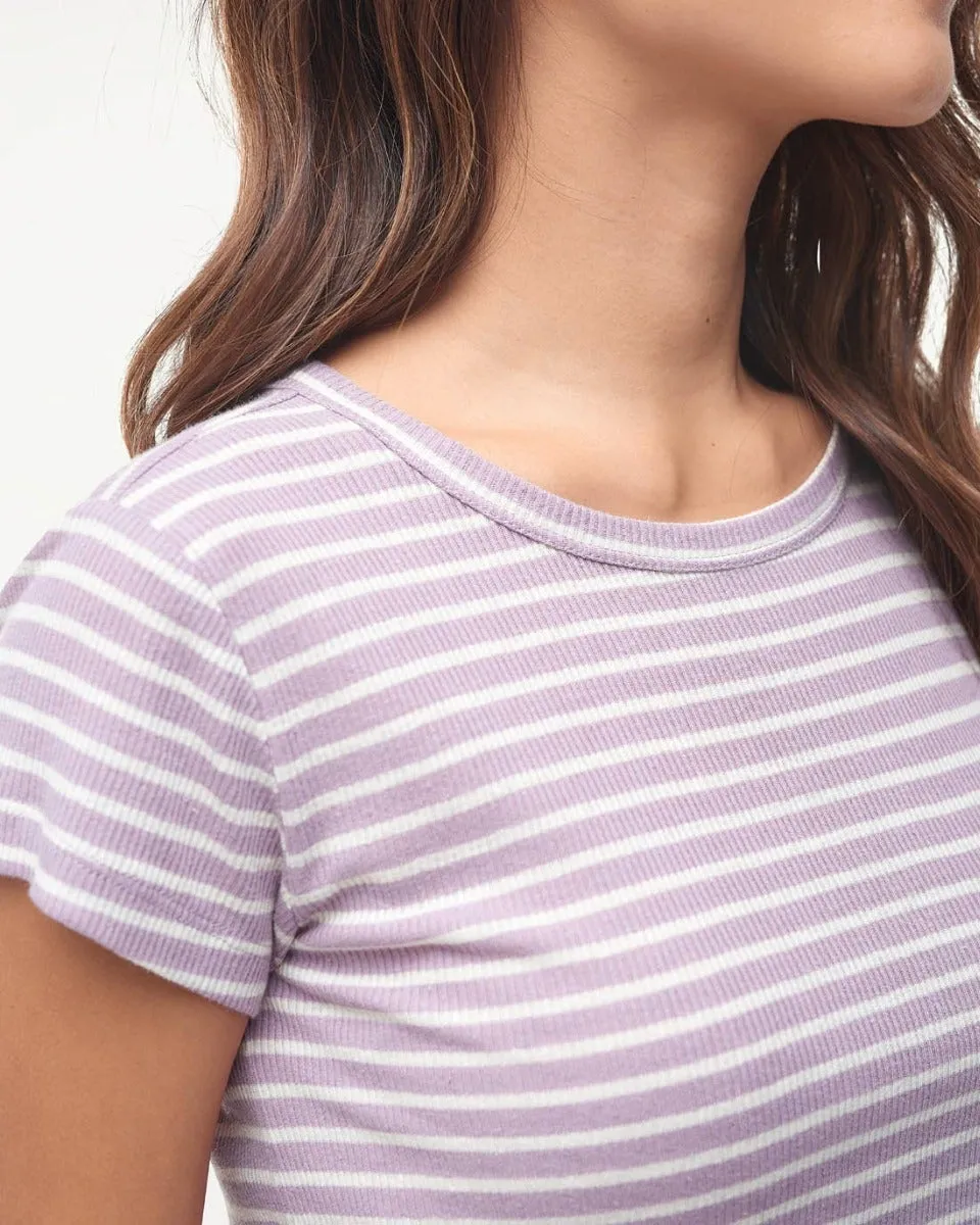Eco 2x1 Rib Stripe Tee sold by Splendid product image thumbnail 2