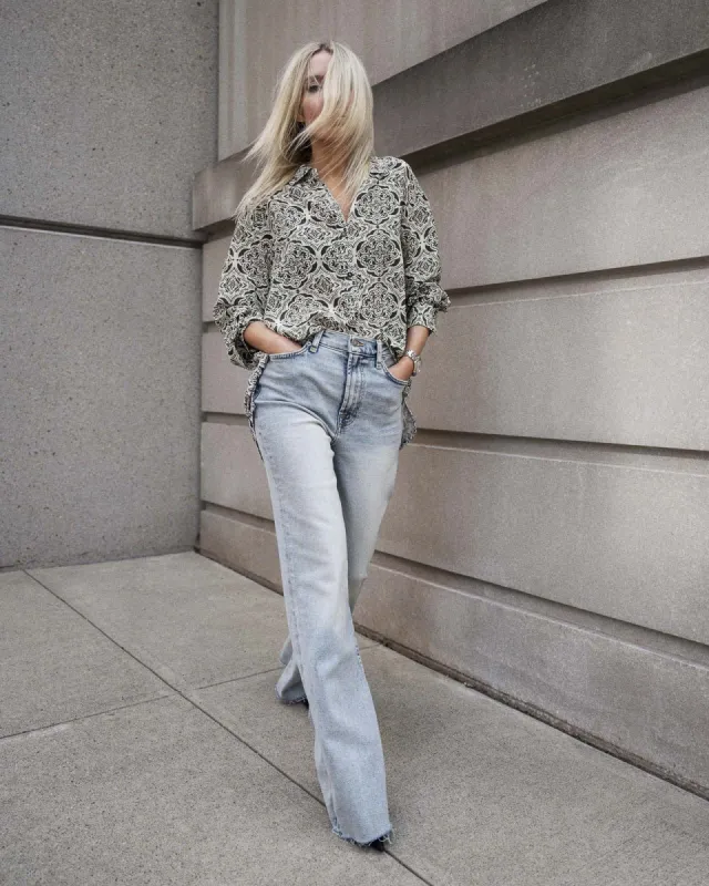 Ultra High Rise Wide Leg Jean sold by Splendid