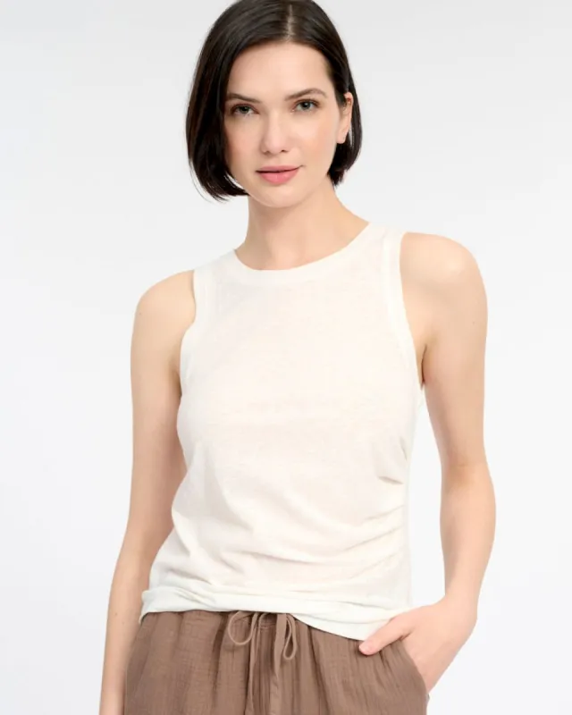 Arrow Ruched Tank sold by Splendid