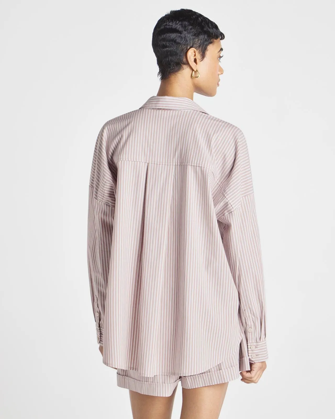 Splendid x @Cellajaneblog Poplin Button Down sold by Splendid product image thumbnail 4