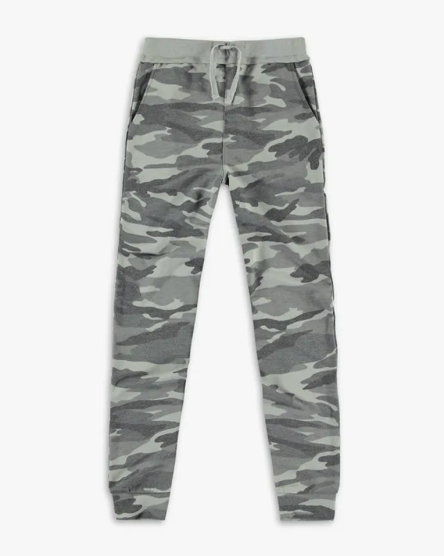 Girl Camo French Terry Jogger sold by Splendid