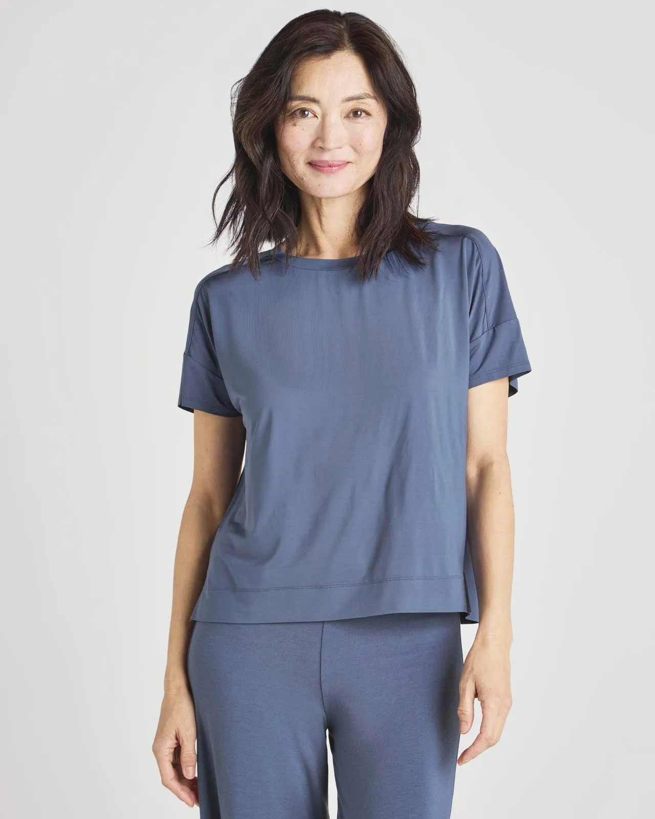 Charmeuse LYR Short Sleeve Tee sold by Splendid