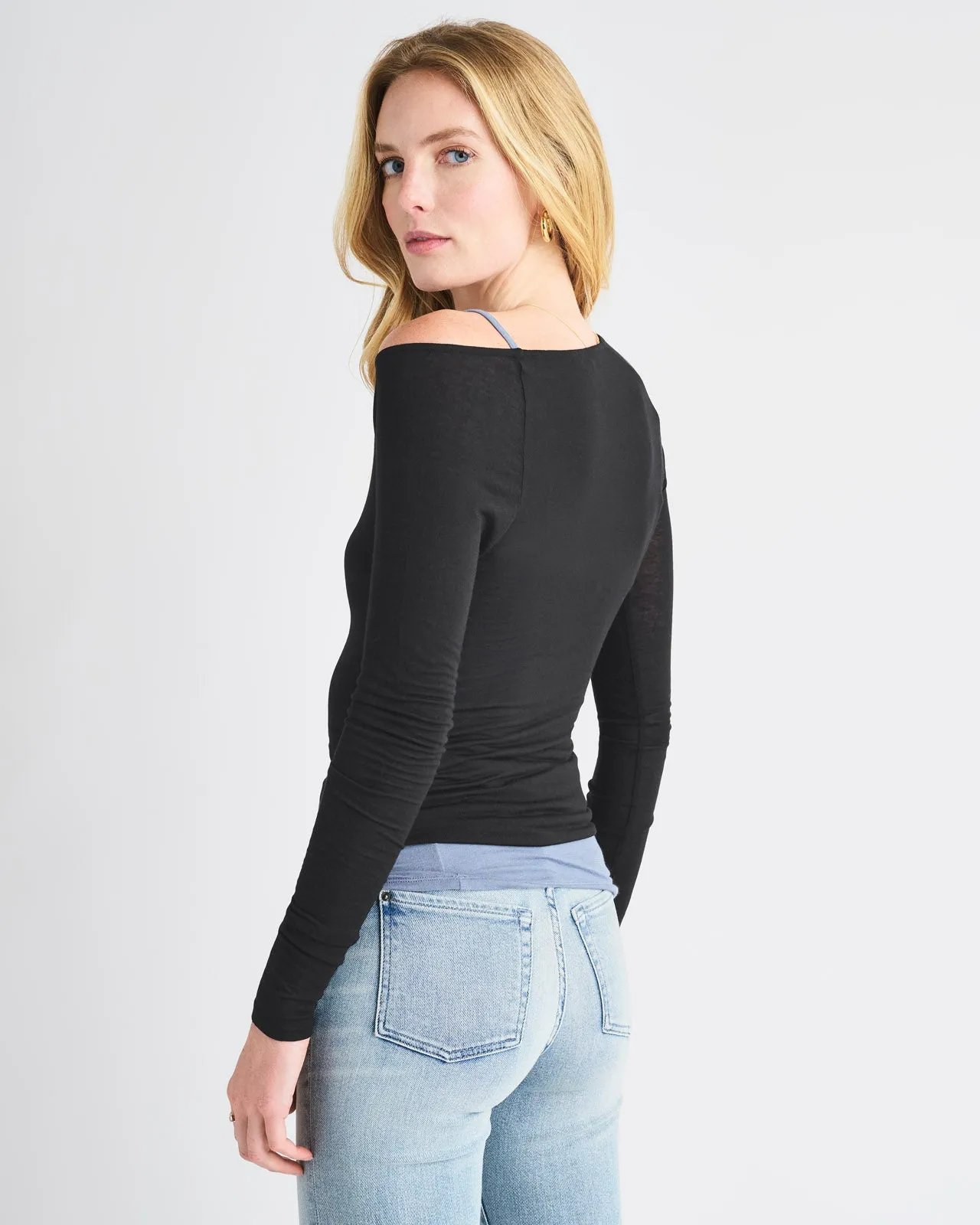 Sheer Everywhere LYR Long Sleeve Tee sold by Splendid product image thumbnail 5