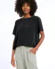 Lima Silk Mix Boxy Tee sold by Splendid