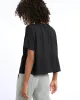 Lima Silk Mix Boxy Tee sold by Splendid