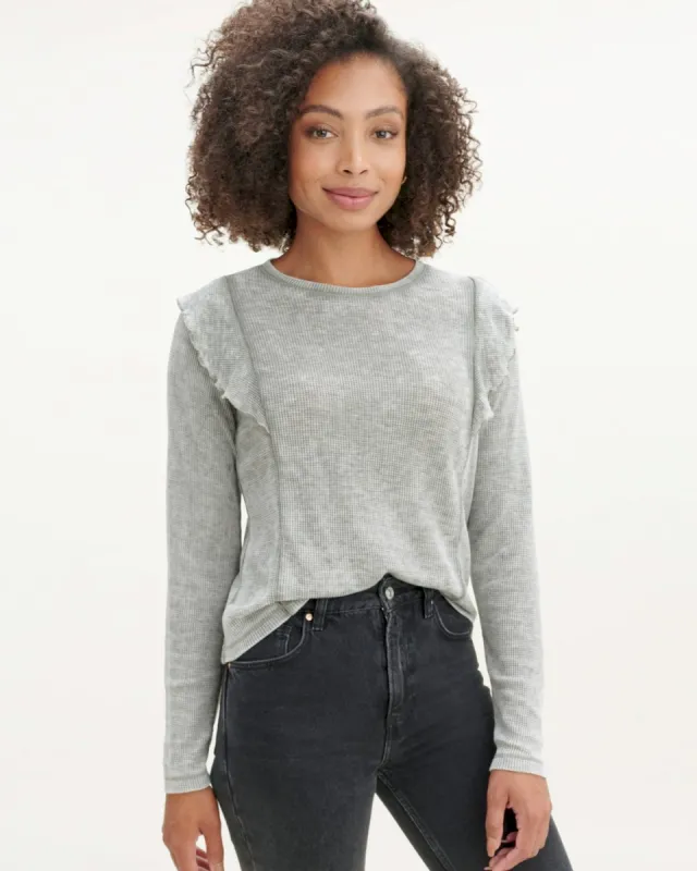 Frosty Thermal Long Sleeve Top sold by Splendid