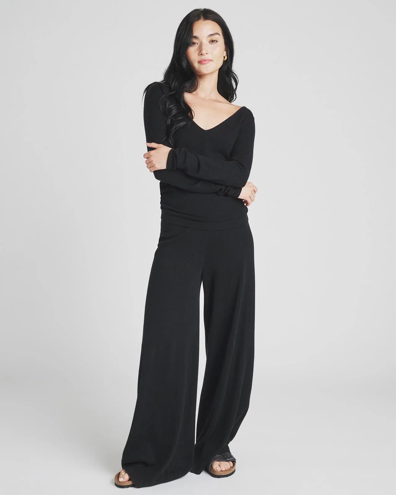 Loopknit LYR Reversible Deep V-Neck Top sold by Splendid product image thumbnail 5