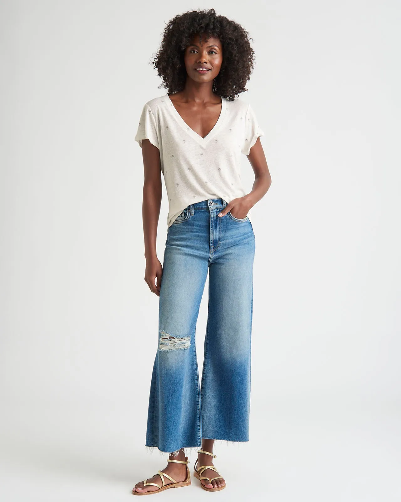 Polly V-Neck Tee sold by Splendid product image thumbnail 2