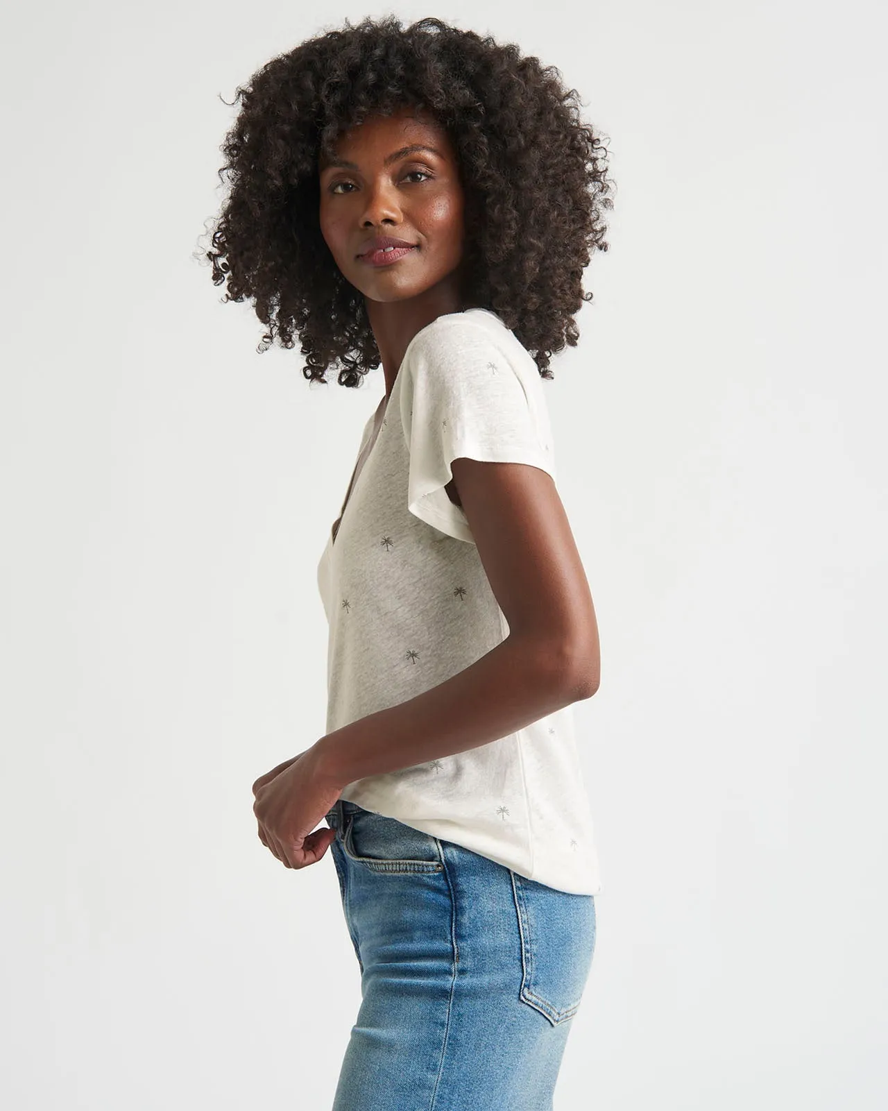 Polly V-Neck Tee sold by Splendid product image thumbnail 3