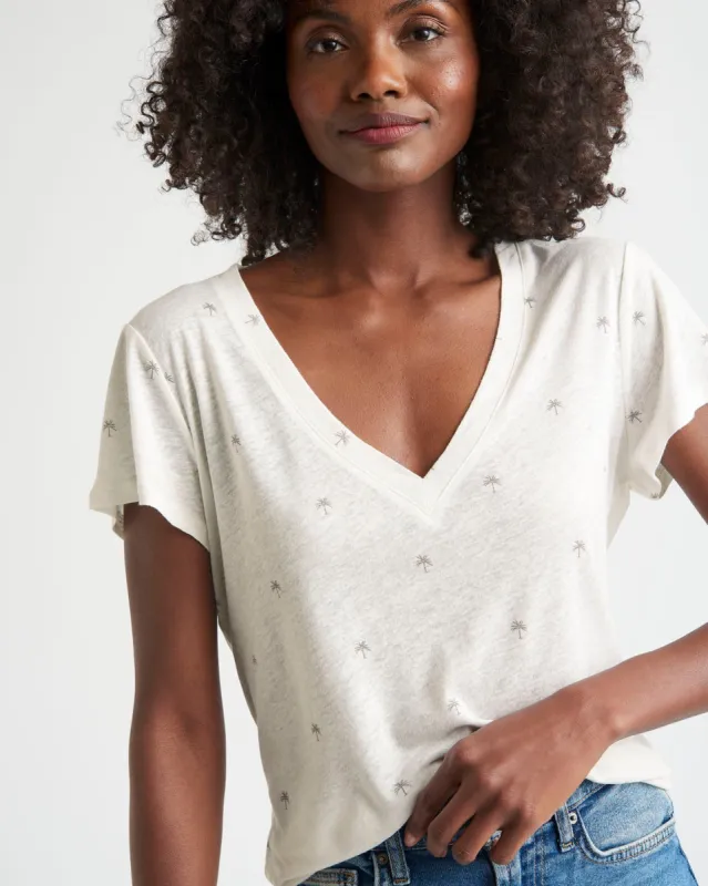 Polly V-Neck Tee sold by Splendid