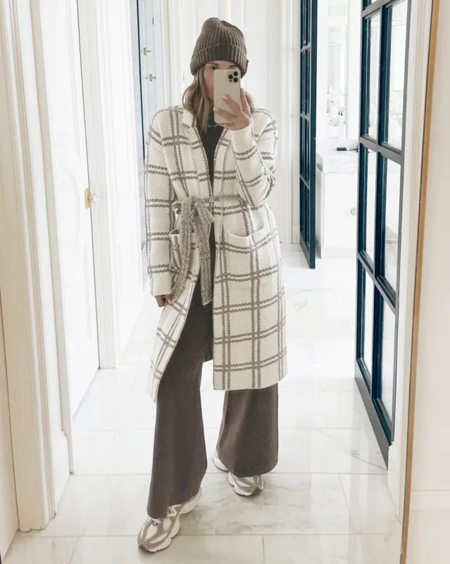 Splendid x Cella Jane Plaid Coatigan sold by Splendid