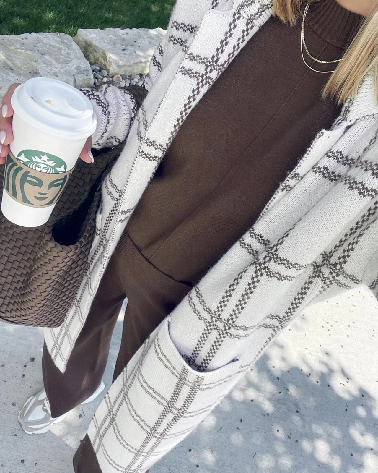 Splendid x Cella Jane Plaid Coatigan sold by Splendid product image thumbnail 2