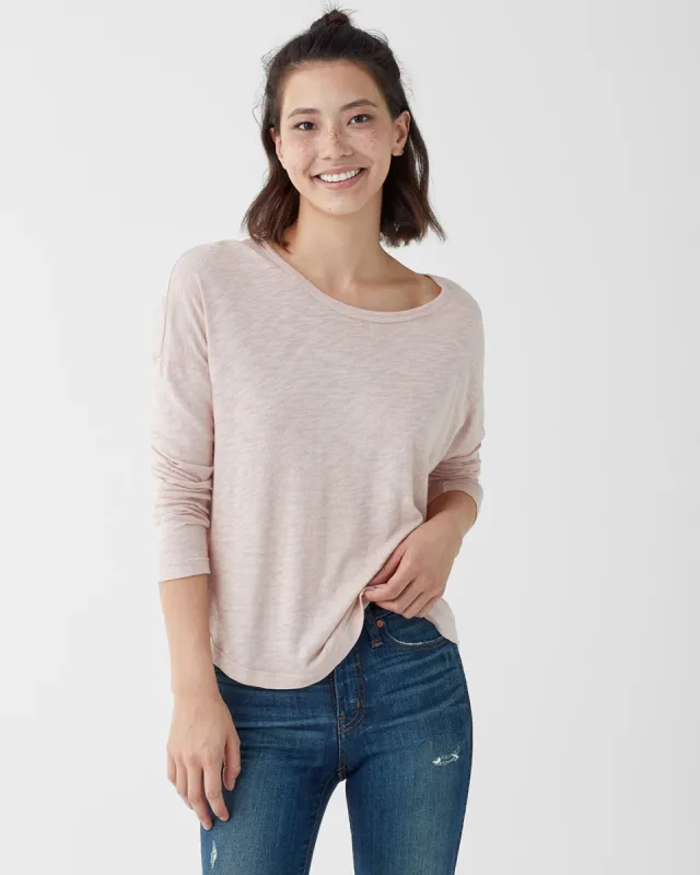 Zander Slub Long Sleeve Tee sold by Splendid