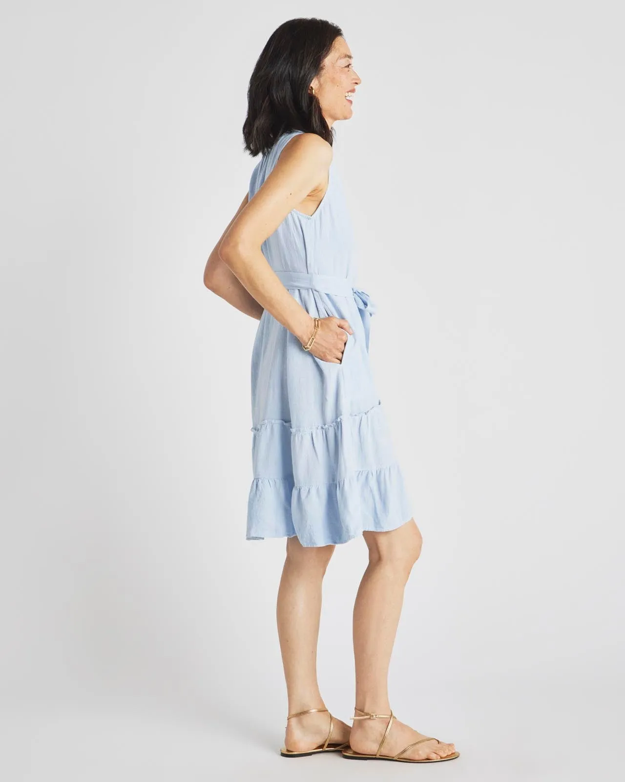 Hudson Flounce Dress sold by Splendid product image thumbnail 3