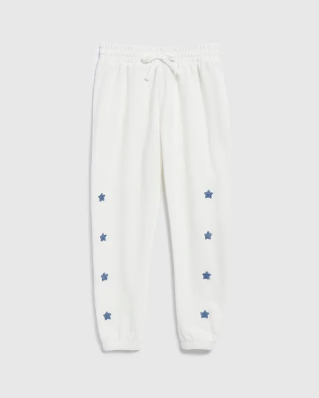 Girls Star Embroidered Jogger sold by Splendid