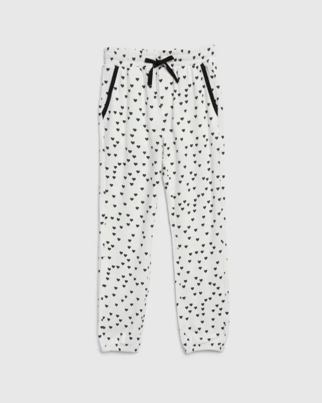 Girls Mini Hearts Jogger sold by Splendid