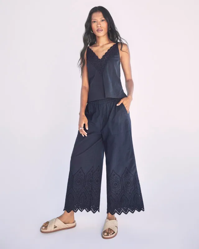 Taylor Eyelet Pant sold by Splendid