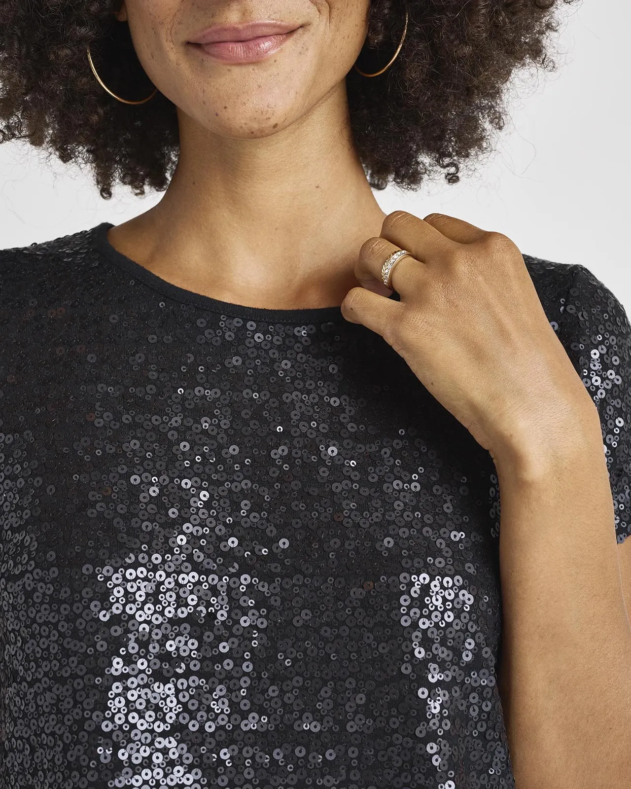 Oxford Sequin Shirt sold by Splendid product image thumbnail 2