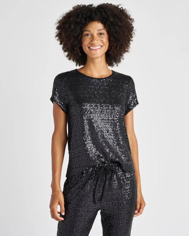 Oxford Sequin Shirt sold by Splendid