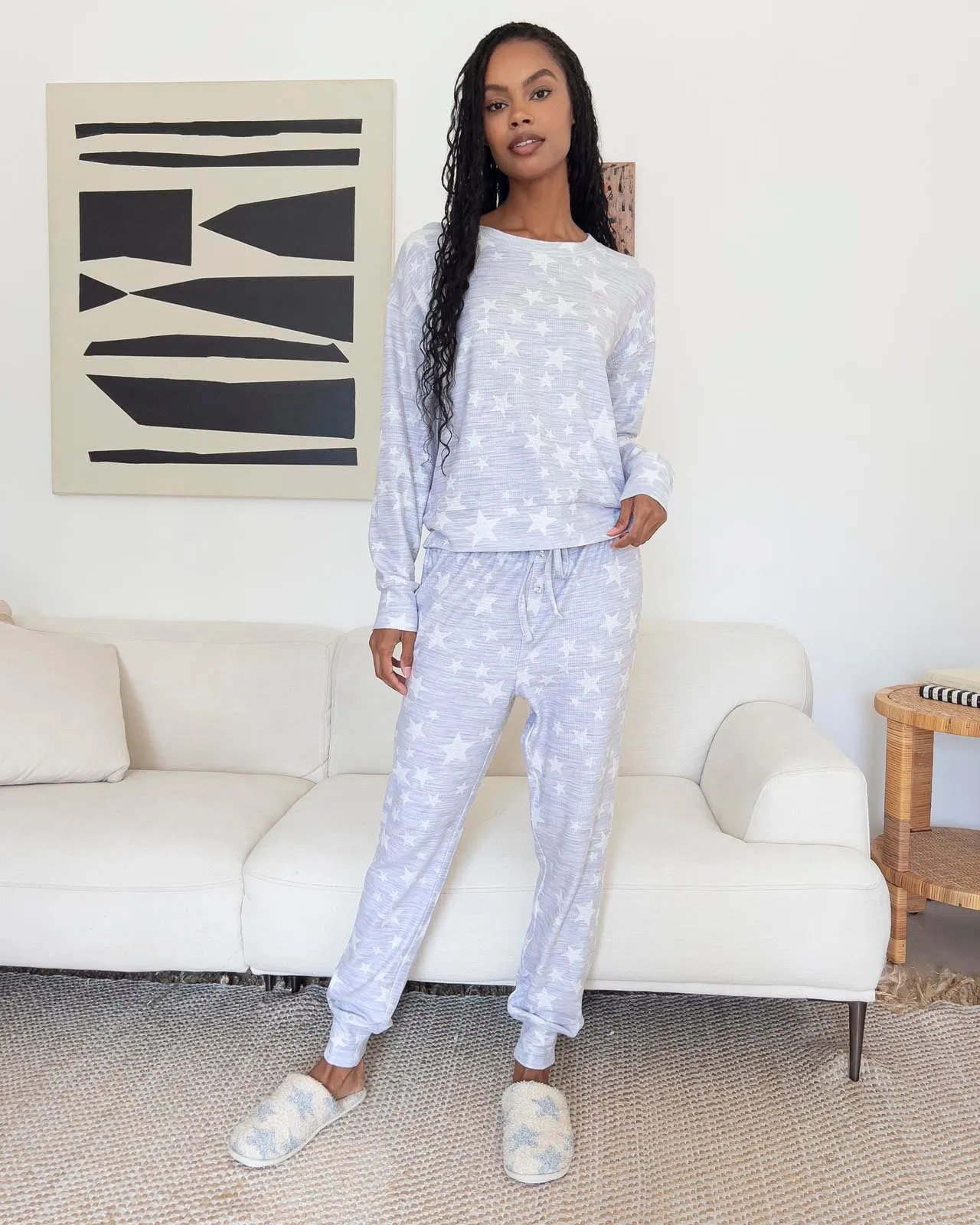 Marna Fuzzy Thermal Stars PJ Set sold by Splendid product image thumbnail 3