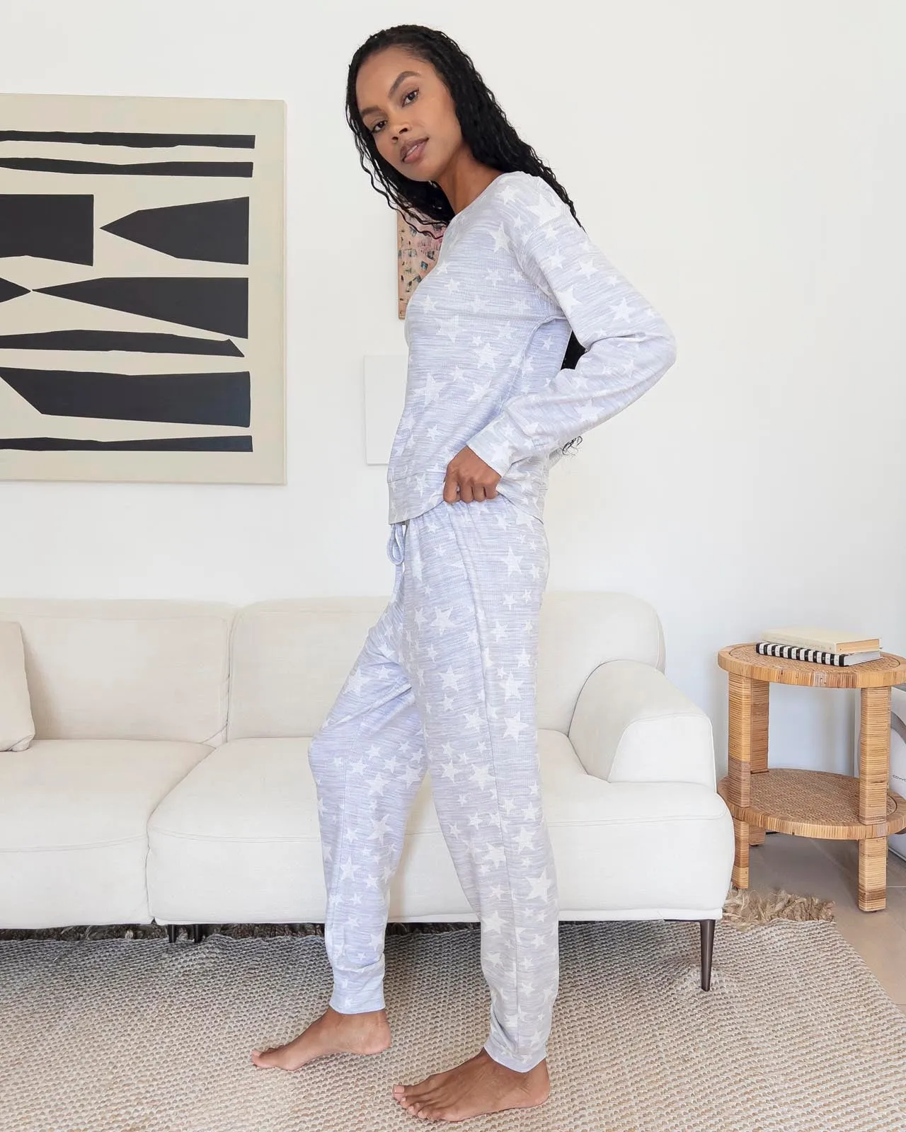 Marna Fuzzy Thermal Stars PJ Set sold by Splendid product image thumbnail 4