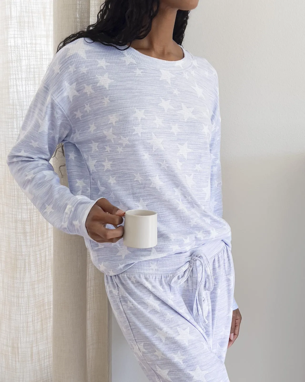 Marna Fuzzy Thermal Stars PJ Set sold by Splendid