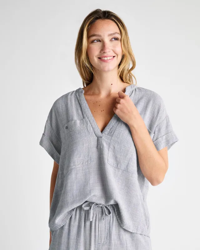 Cheyenne Stripe Blouse sold by Splendid