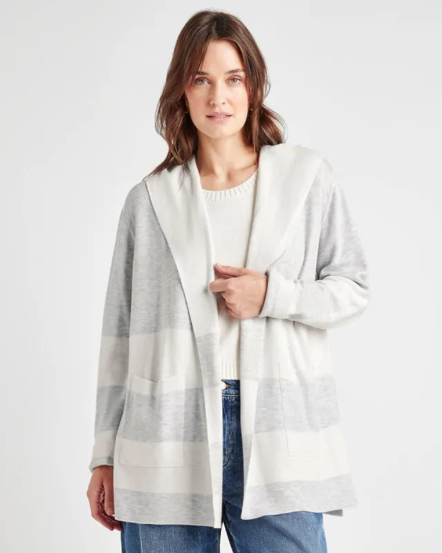 Sydney Cashblend Reversible Stripe Cardigan sold by Splendid