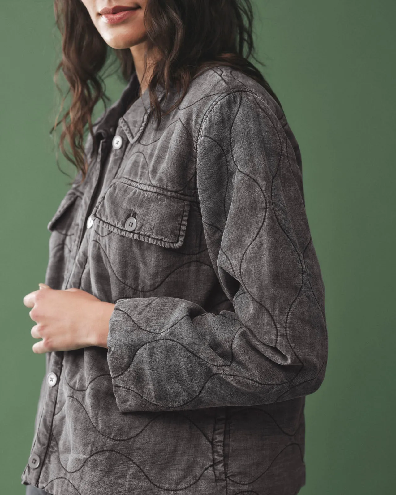 Kayden Black Indigo Jacket sold by Splendid product image thumbnail 2