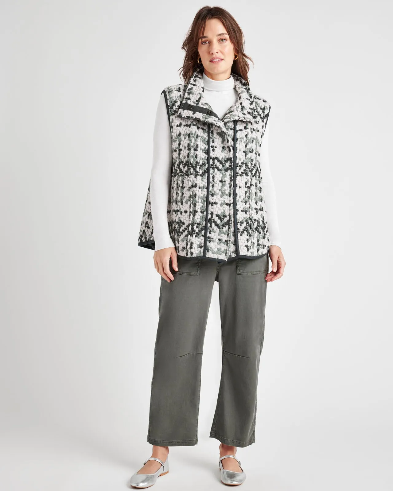 Aspen Plaid Vest sold by Splendid product image thumbnail 3