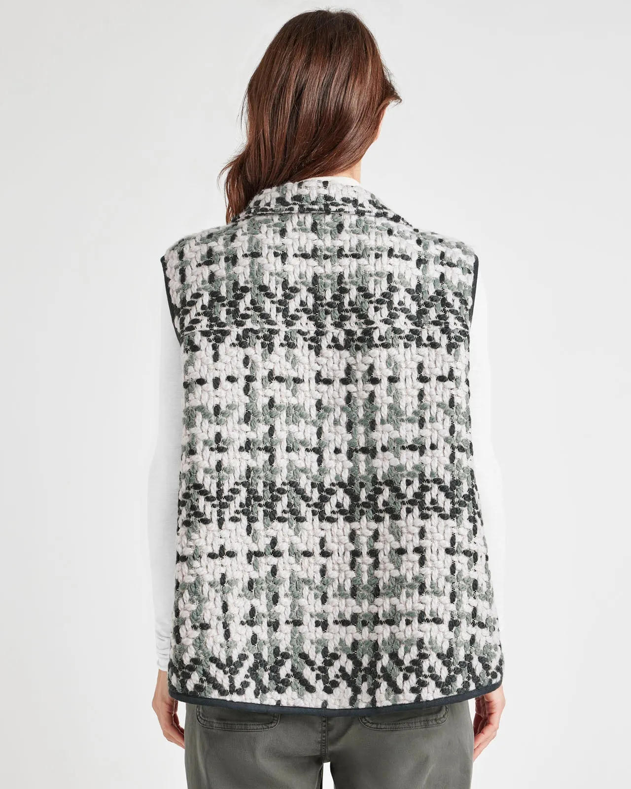 Aspen Plaid Vest sold by Splendid product image thumbnail 5