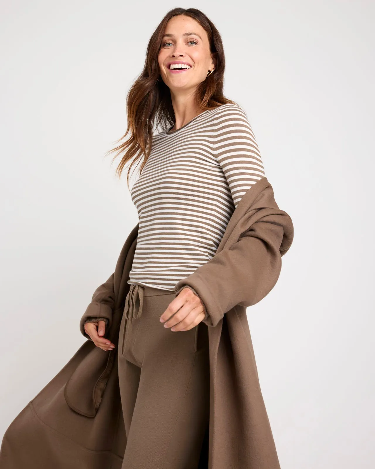 Splendid x @Cellajaneblog Stripe Layering Sweater sold by Splendid product image thumbnail 3