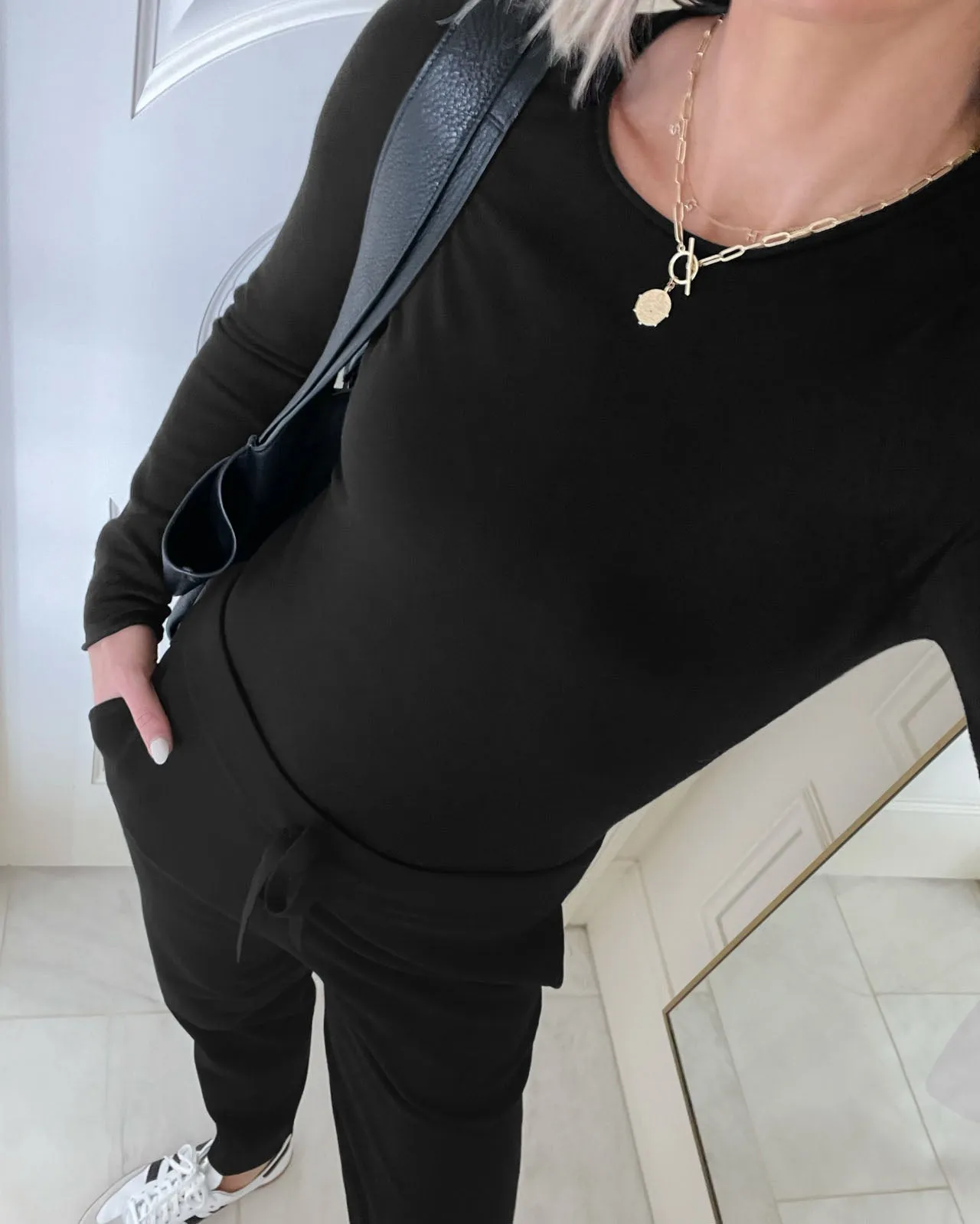 Splendid x @Cellajaneblog Layering Sweater sold by Splendid