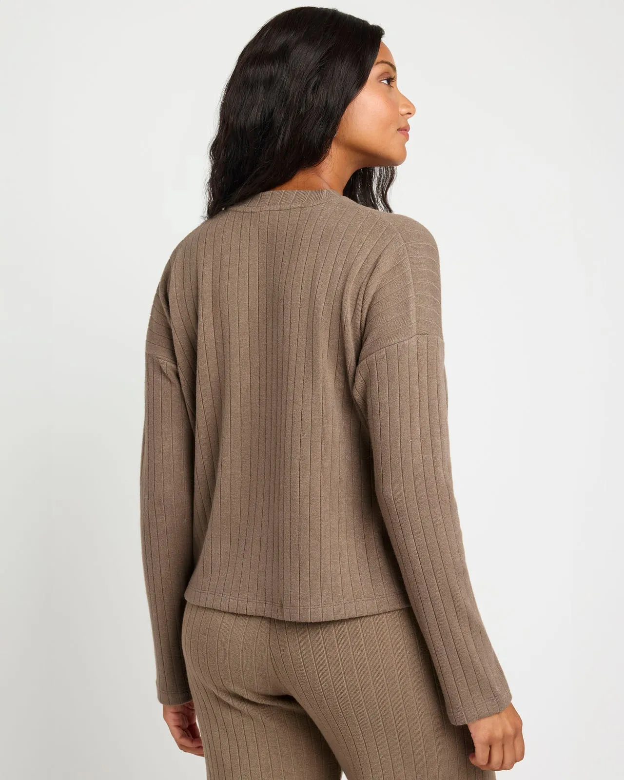 Splendid x @Cellajaneblog Wide Rib Long Sleeve Sweater sold by Splendid product image thumbnail 5