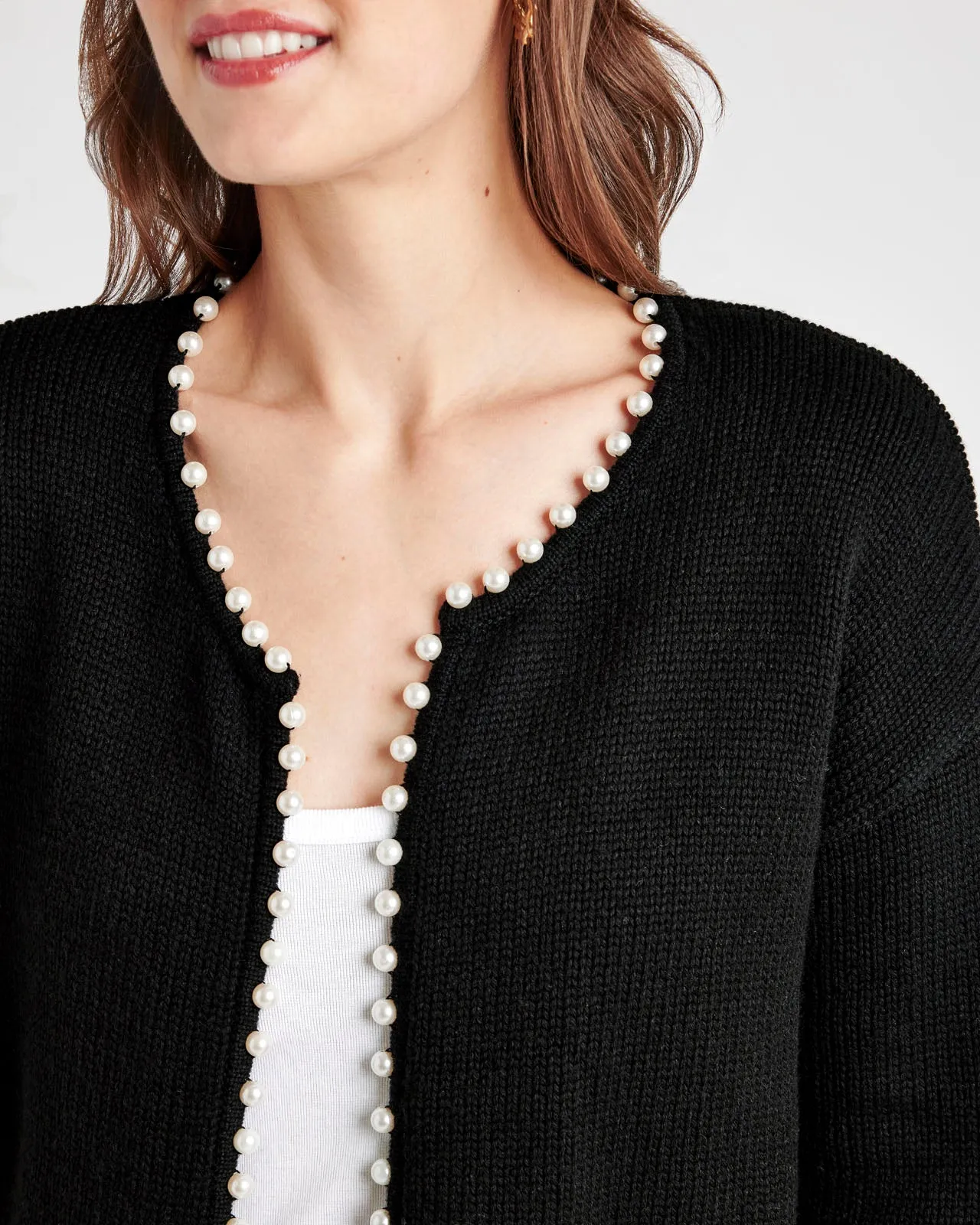 Emmy Cashblend Pearl Cardigan sold by Splendid product image thumbnail 3