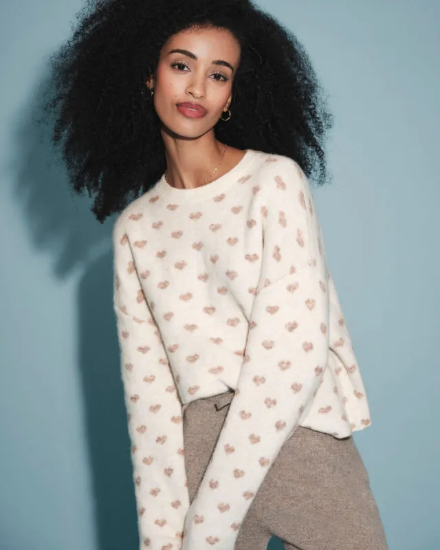 Lolly Hearts Sweater made by Splendid