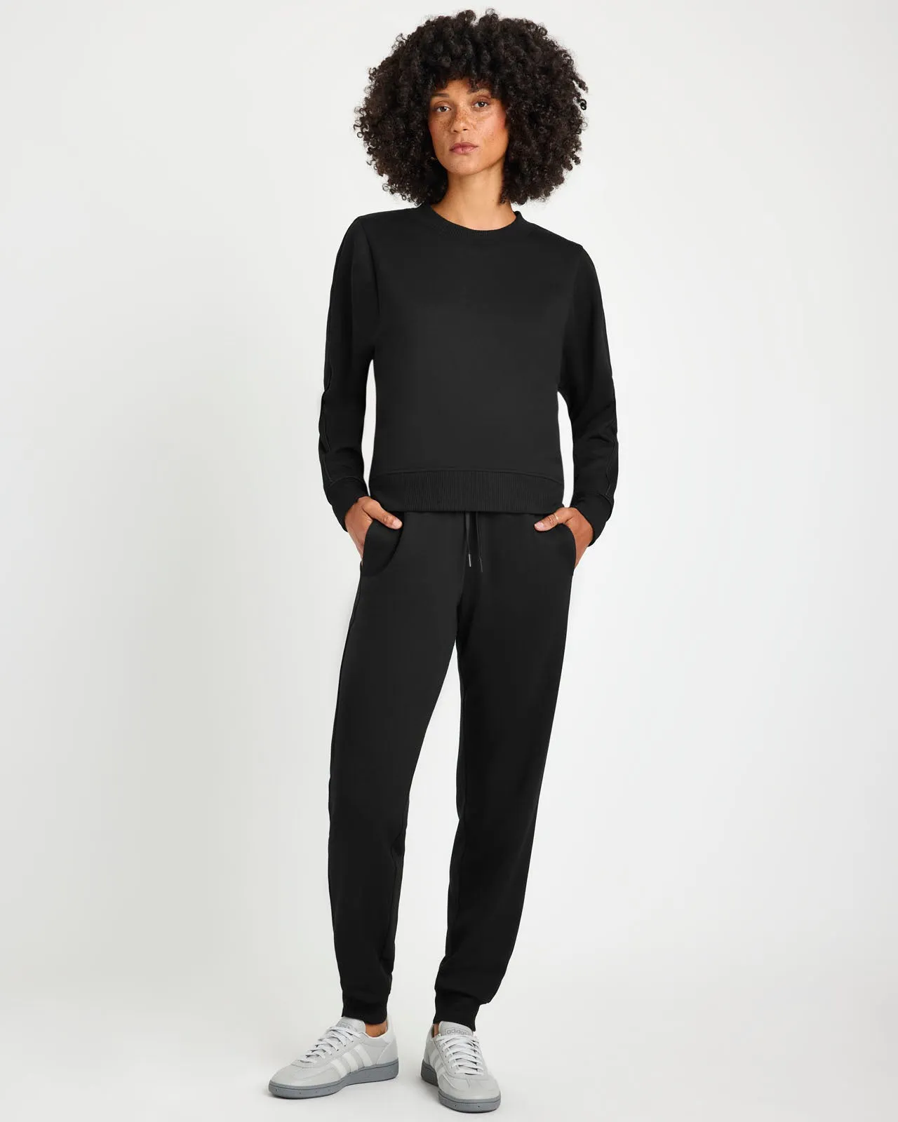 Soft Fleece Plush Satin Crewneck Pullover sold by Splendid product image thumbnail 2