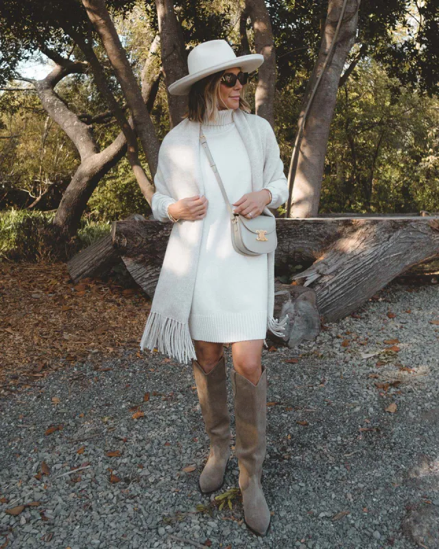 Splendid x @Cellajaneblog Turtleneck Sweater Dress sold by Splendid