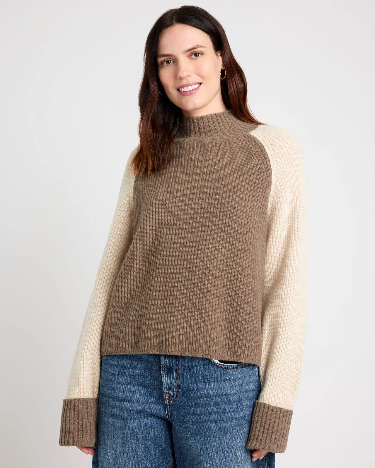 Alta Cashmere Colorblock Sweater sold by Splendid product image thumbnail 3