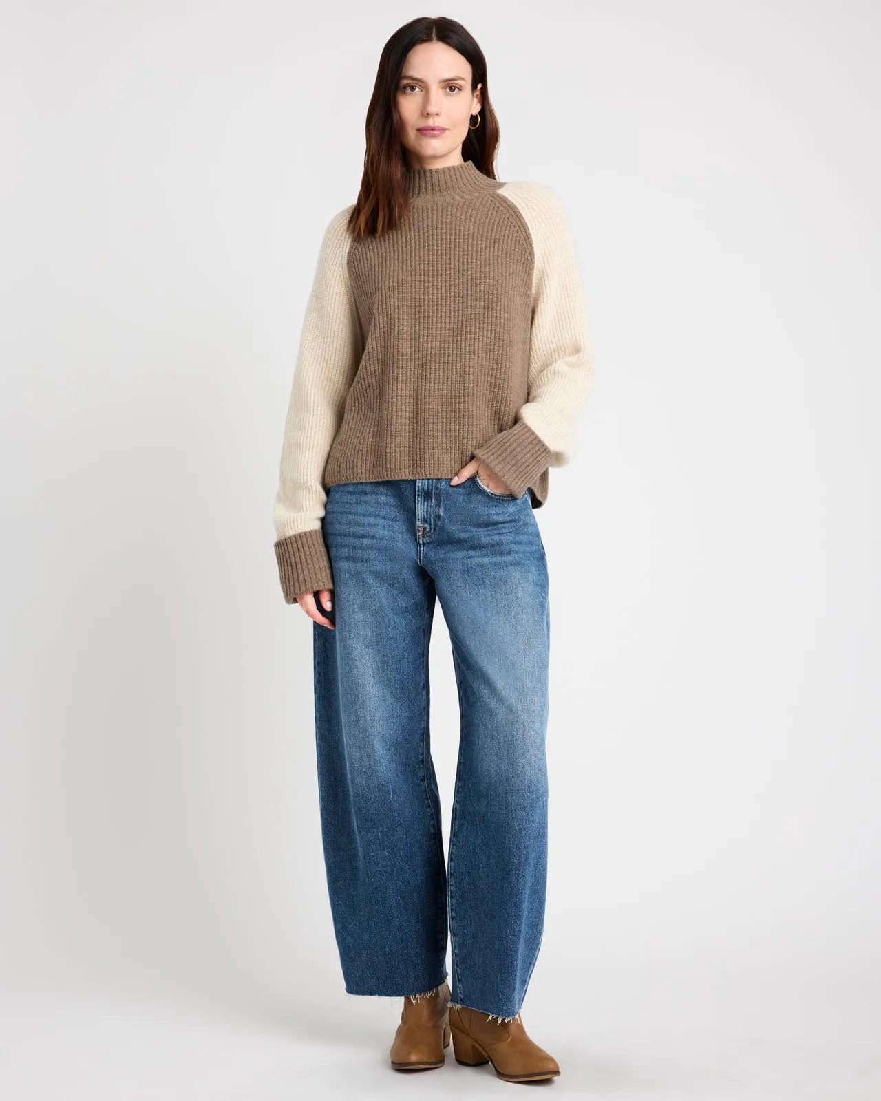 Alta Cashmere Colorblock Sweater sold by Splendid product image thumbnail 2