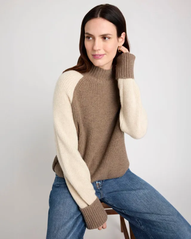 Alta Cashmere Colorblock Sweater sold by Splendid