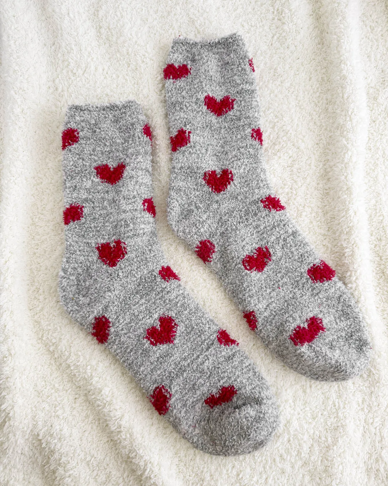 Red Hearts Bia Fuzzy Socks sold by Splendid product image thumbnail 2
