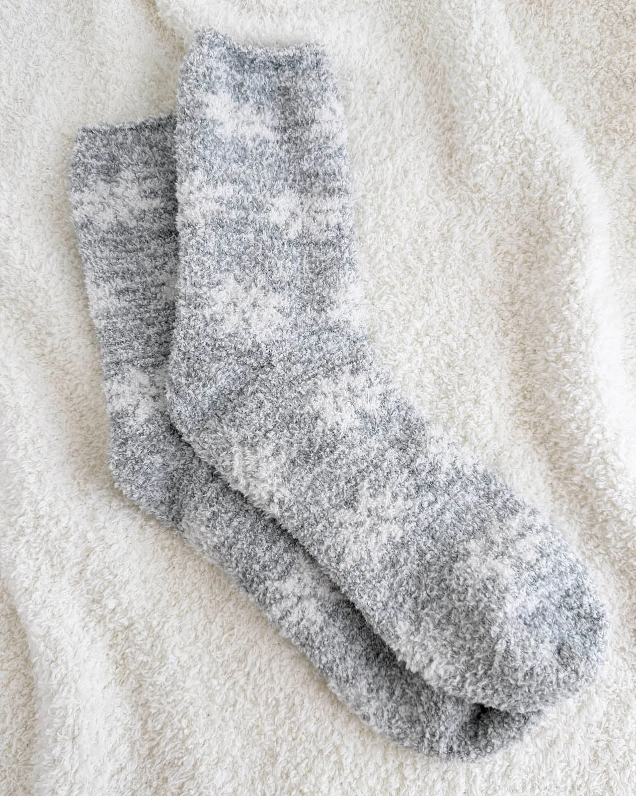 Grey Snowflake Bia Fuzzy Socks sold by Splendid product image thumbnail 2