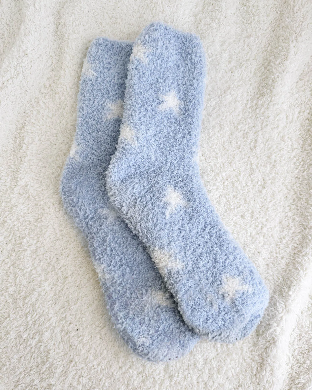 Blue Star Bia Fuzzy Socks sold by Splendid