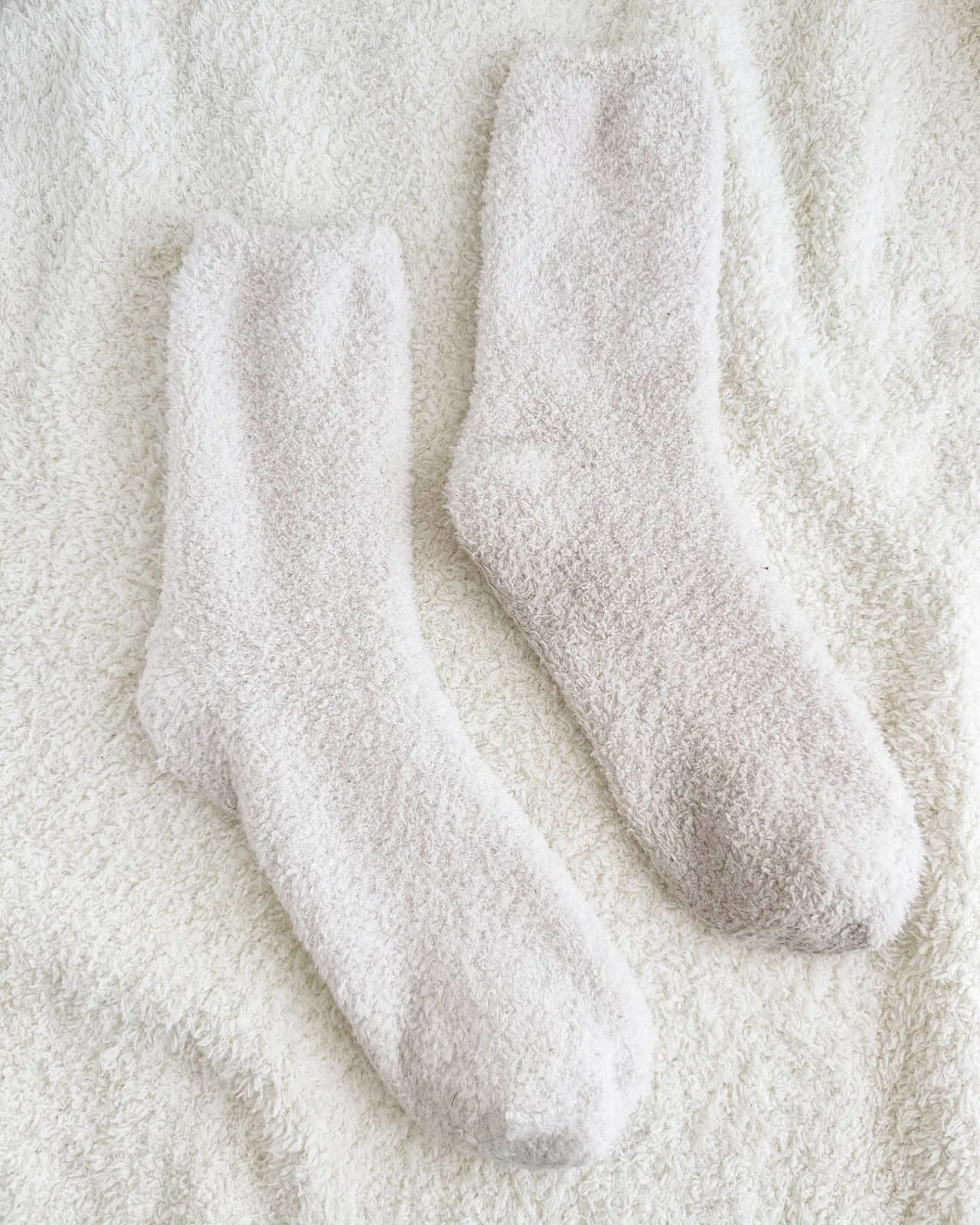 Ivory Bia Fuzzy Yarn Socks sold by Splendid