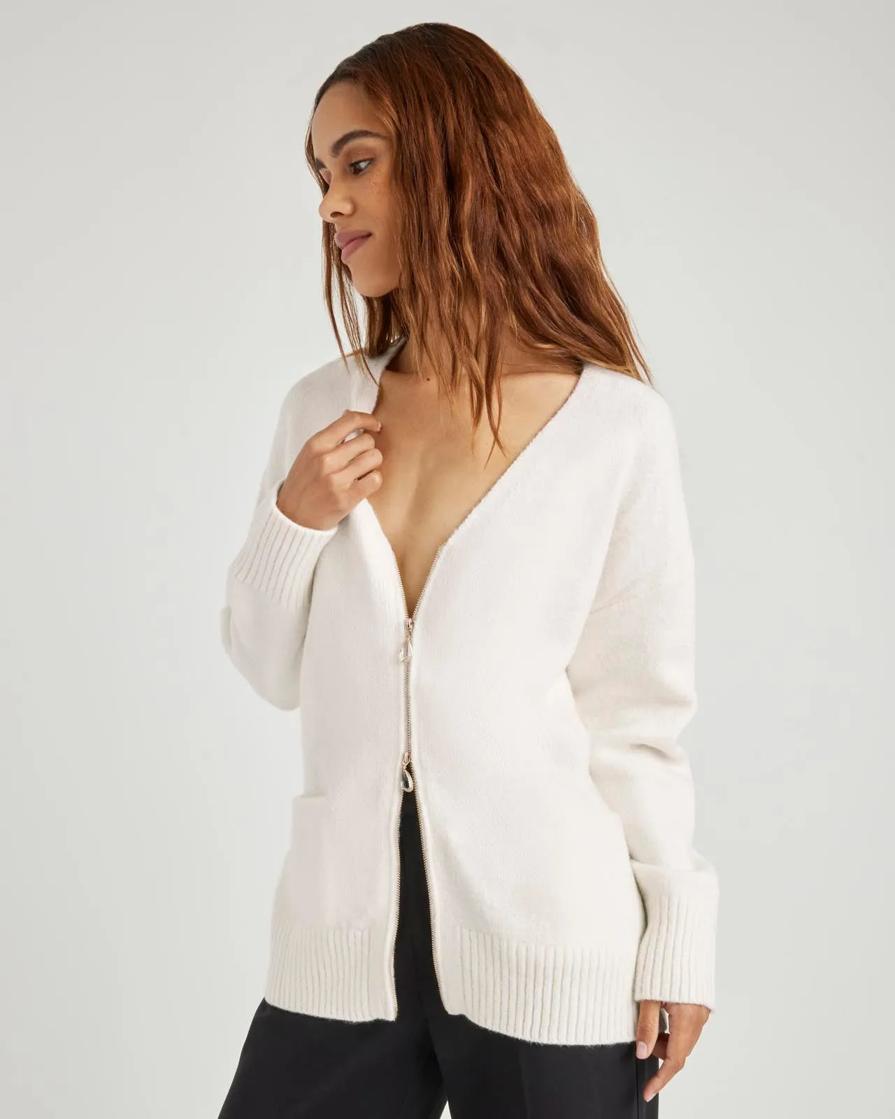 Zeena Zip-Up Cardigan sold by Splendid product image thumbnail 3