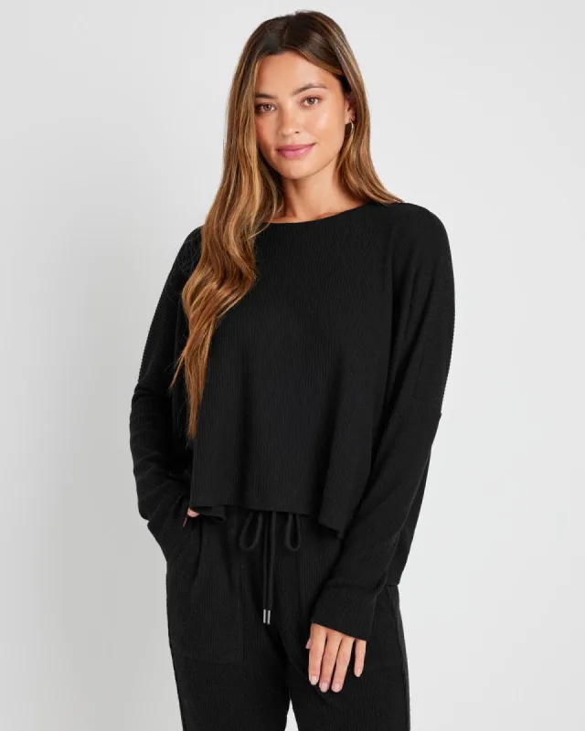 London Lounge Long Sleeve Top made by Splendid