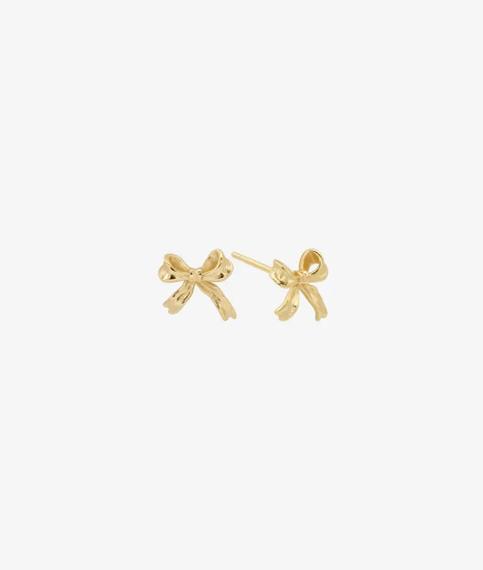 SHASHI Charlotte Mini Bow Stud Earrings sold by Splendid