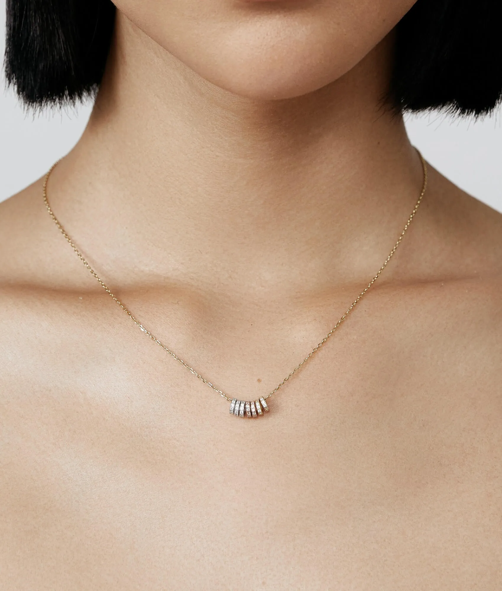 SHASHI Gaia Pave Necklace sold by Splendid product image thumbnail 2