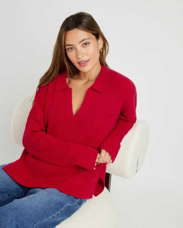 Kristen Polo Sweater sold by Splendid